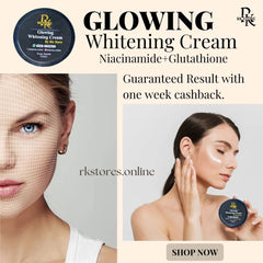 Glowing Whitening Cream (Niacinamide + Glutathione) Day and Night Jar