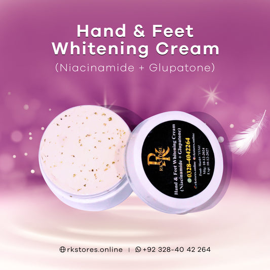 Hand And Feet Whitening Cream (Niacinamide + Glupatone) Jar Size