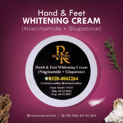 Hand And Feet Whitening Cream (Niacinamide + Glupatone) Jar Size